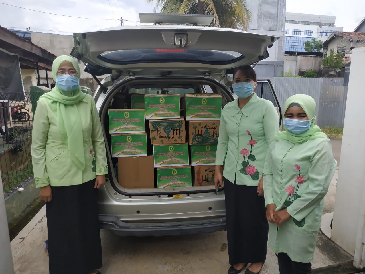 Organisasi Perempuan Peradilan Dharmayukti Karini Cabang Gunung Sugih Berikan Bantuan Hingga ke Bandar Lampung