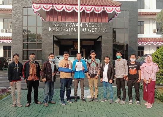 DPD KNPI Tangerang Laporkan Dugaan Penyelewengan Dana Hibah ke Kejari