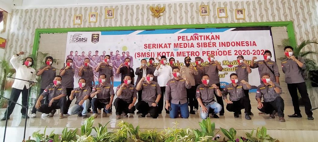 Pengurus SMSI Metro Resmi Dilantik