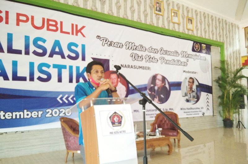 Dialog Publik, Ketua PWI Metro; Banyak Narasumber Keluhkan Oknum Wartawan