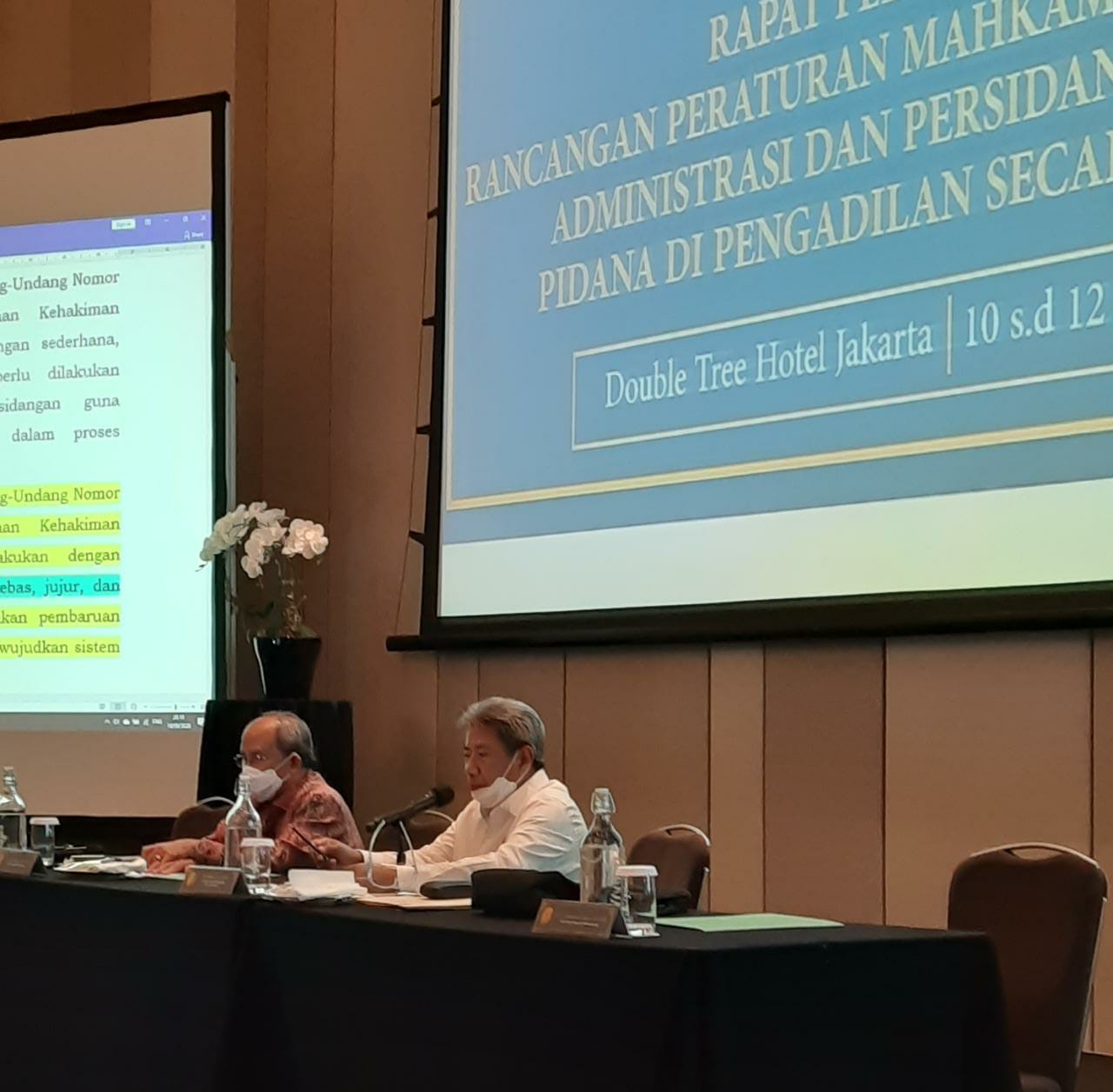 Biro Hukum dan Humas Mahkamah Agung Gelar Rapat Pleno Finalisasi Rancangan Peraturan MA tentang Administrasi dan Persidangan Perkara Pidana
