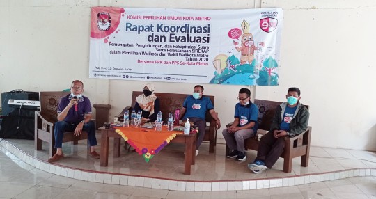 Rakor dan Evaluasi Pilkada, Nuris Septa: Angka Partisipasi Kota Metro Melebihi Target Nasional
