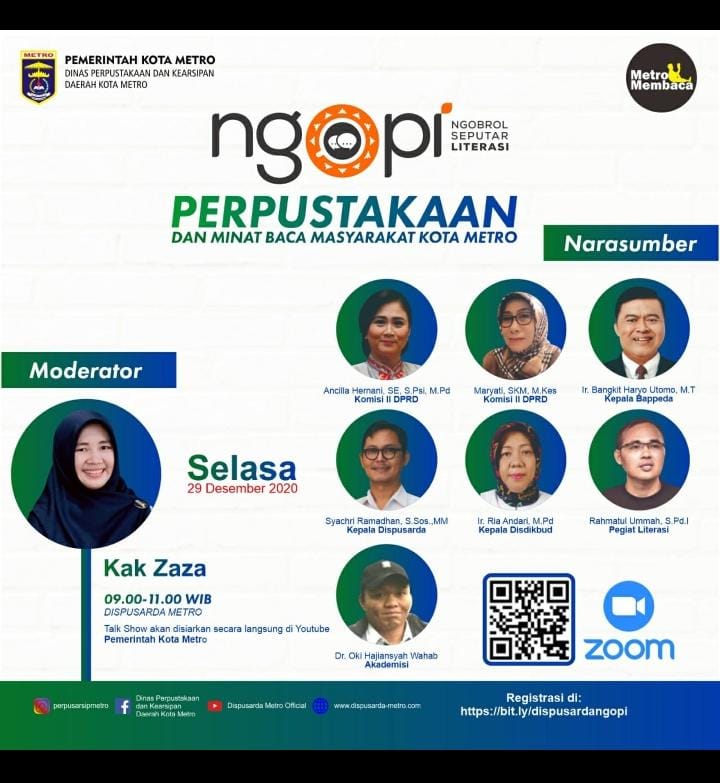 Bahas Perpustakan dan Minat Baca NGOPI Hadirkan Tujuh Narasumber Bahas Perpustakan dan Minat Baca NGOPI Hadirkan Tujuh Narasumber