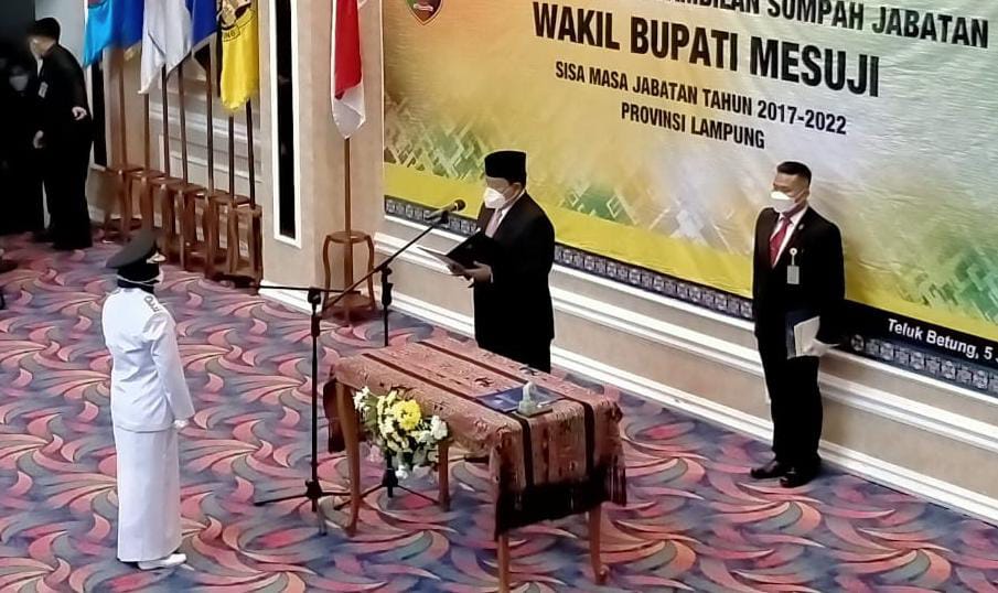 Haryati Mengisi Kekosongan Wabup Mesuji, Gubernur Lampung: Bekerja Kompak, Itu Kata Kuncinya