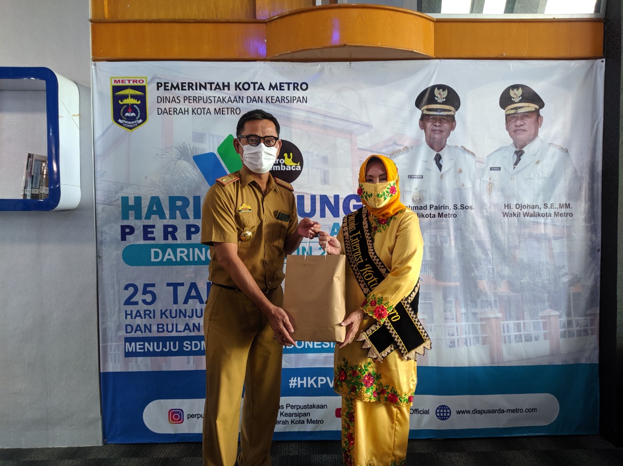 Tingkatkan terus budaya literasi di Kota Metro