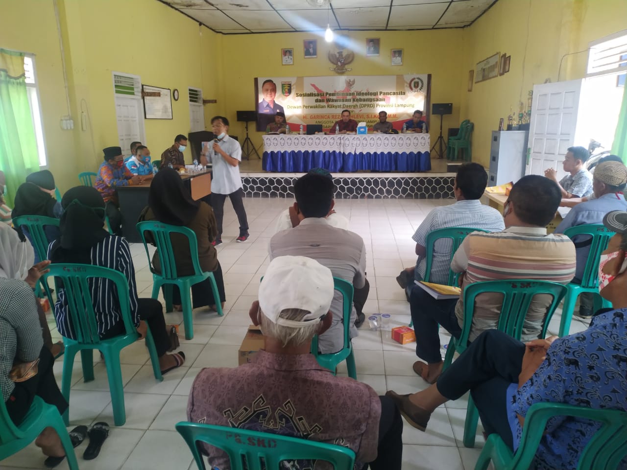 Garinca Reza Pahlevi Gelar Sosialisasi Pembinaan Ideologi Pancasila