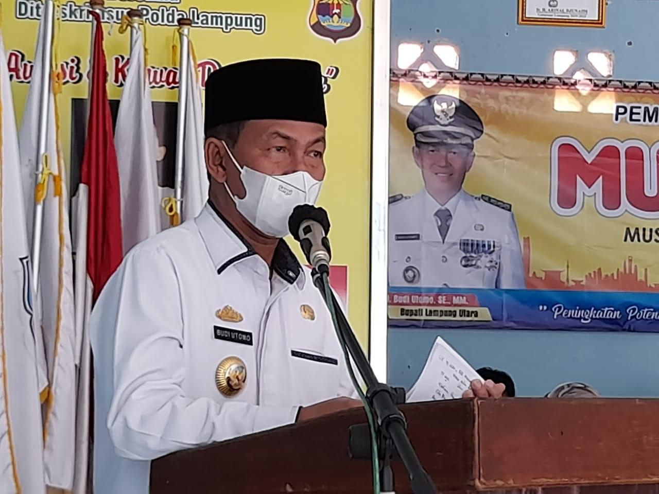 Bupati Lampura Tekankan untuk Libatkan Partisipasi Masyarakat dalam Pembangunan
