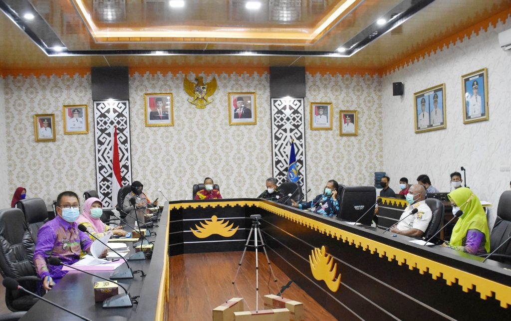 Pemkot dan Polres Metro Gelar Rapat Evaluasi Covid di Kota Metro