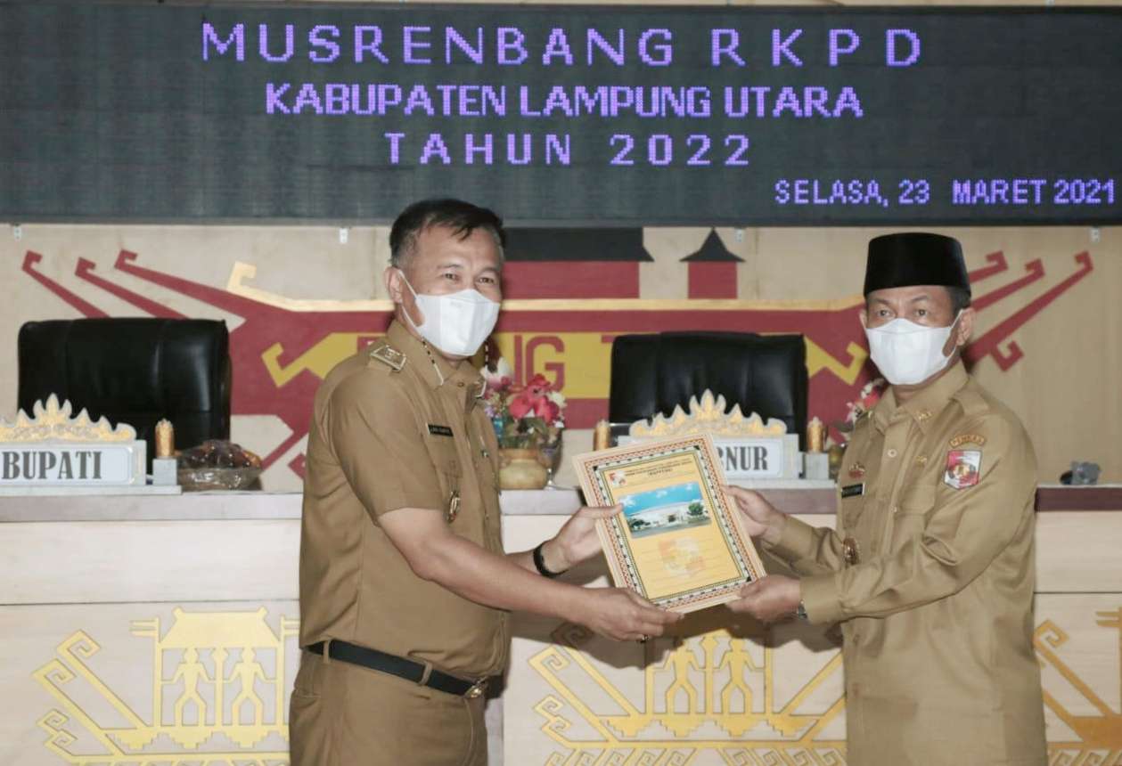 Musrenbang RKPD Lampura, Budi Utomo: optimis dan bekerja lebih keras, asah kreatifitas dan berinovasi untuk mengeksplorasi seluruh potensi daerah