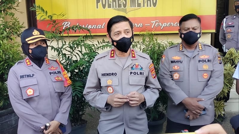 Kunker ke Kota Metro, Kapolda Lampung intruksikan jajaran Polri tindak tegas pelaku begal