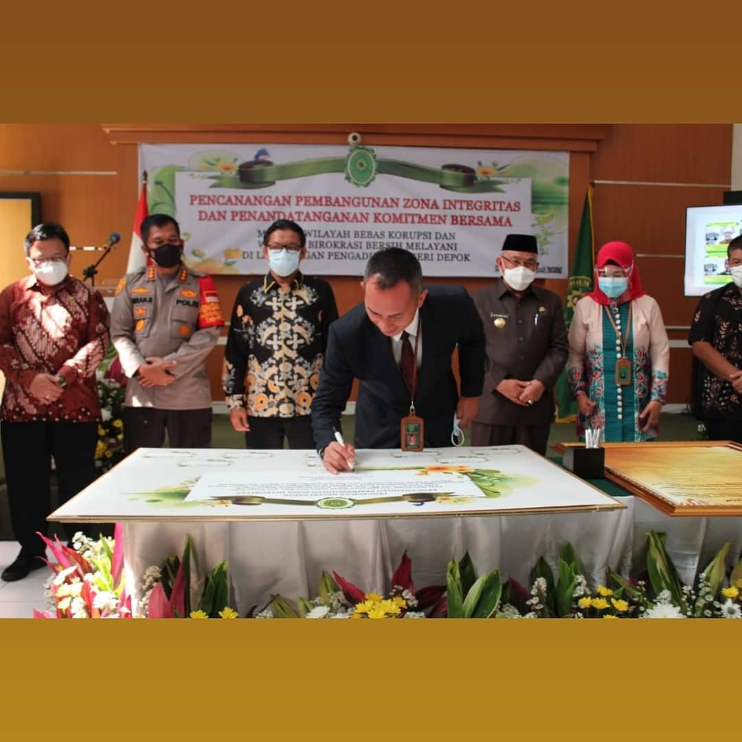 Tingkatkan Layanan Publik, PN Depok Bertekad Wujudkan Zona Integritas