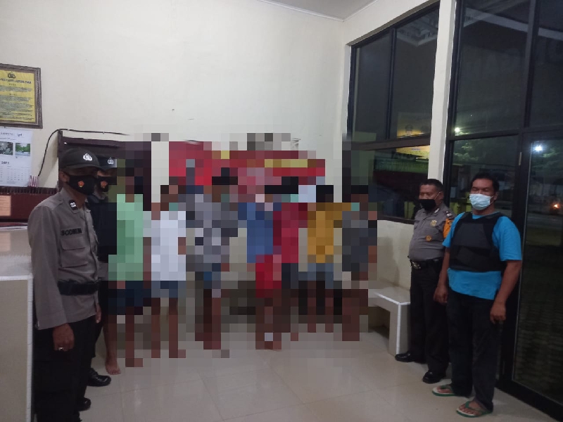Polres Lamtim berhasil tangkap 7 pelaku Curas