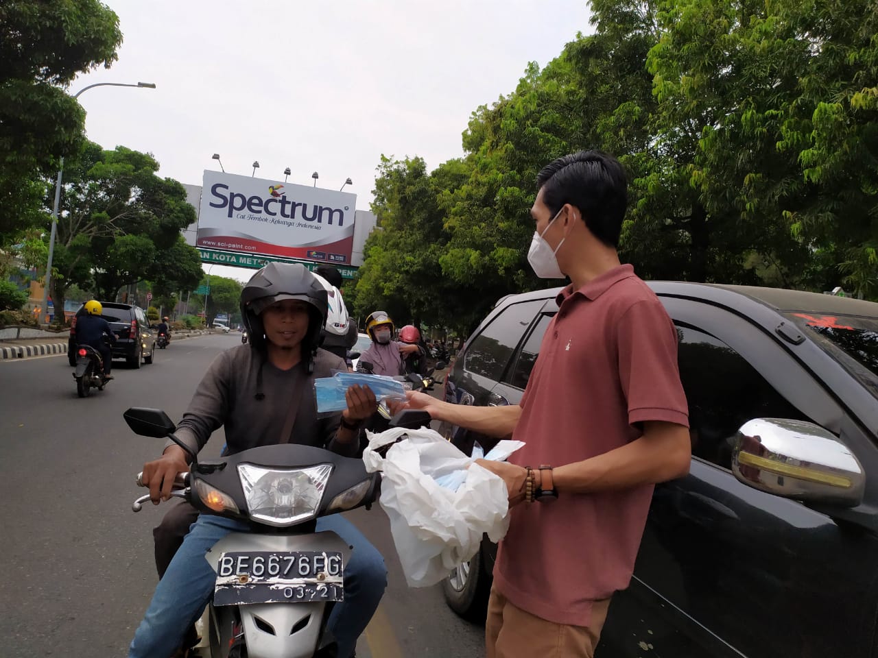 SMSI Metro berbagi di Bulan Ramadhan