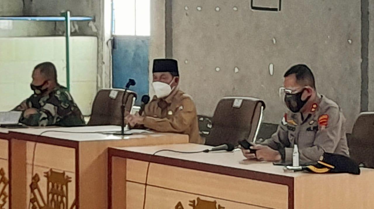 Bupati Lampura pimpin Rakor peningkatan pencegahan Covid-19 di bulan Ramahdhan