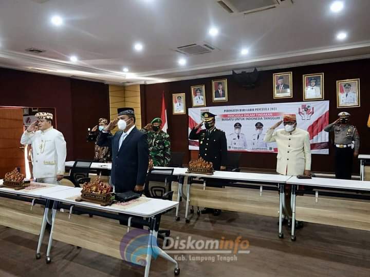 Bupati Lamteng ikuti upacara hari lahir Pancasila Bupati Lamteng ikuti upacara hari lahir Pancasila