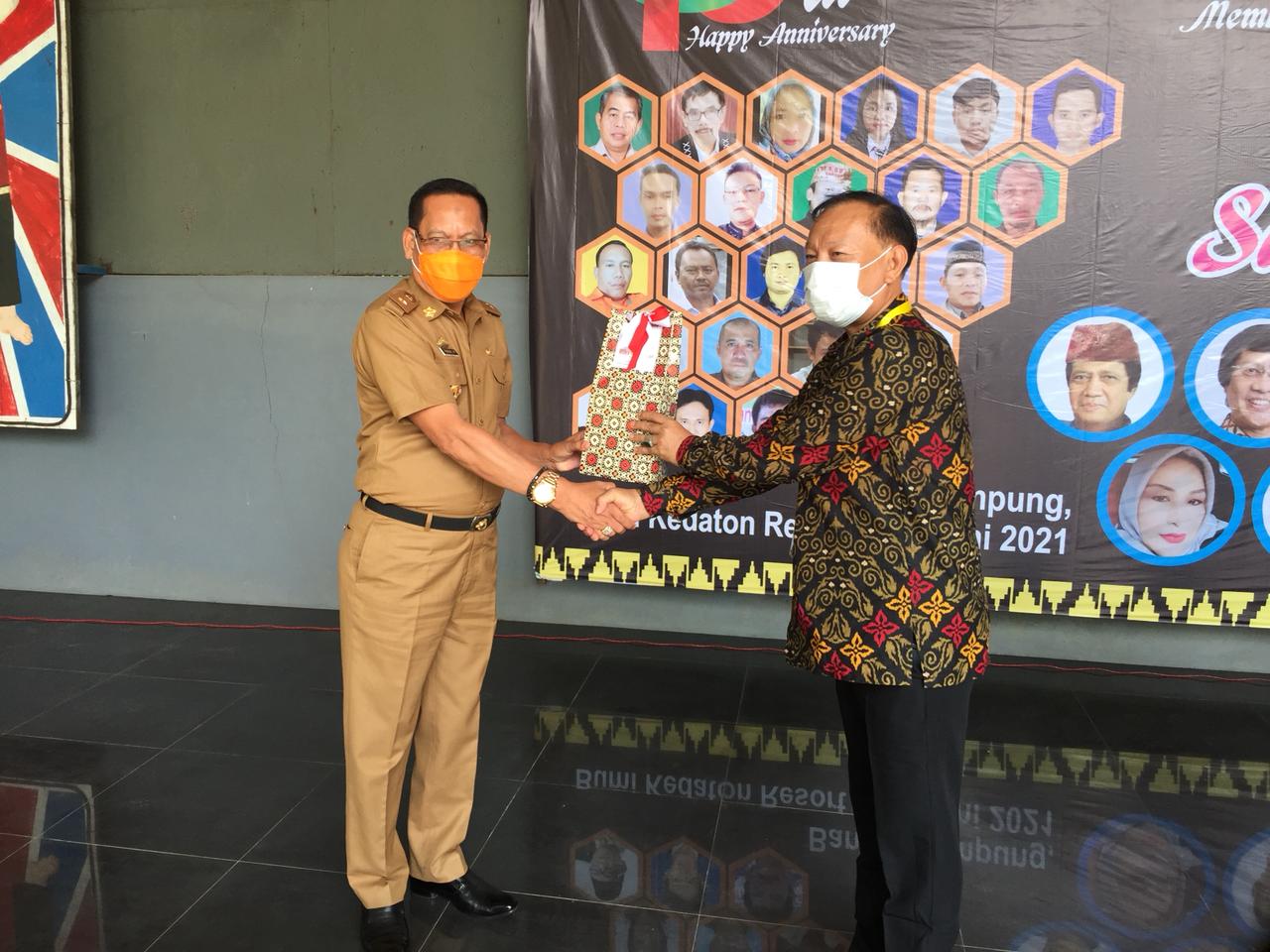Plt Kadis Kominfo Lampura hadiri perayaan Tabloid Media Pendidikan ke-10