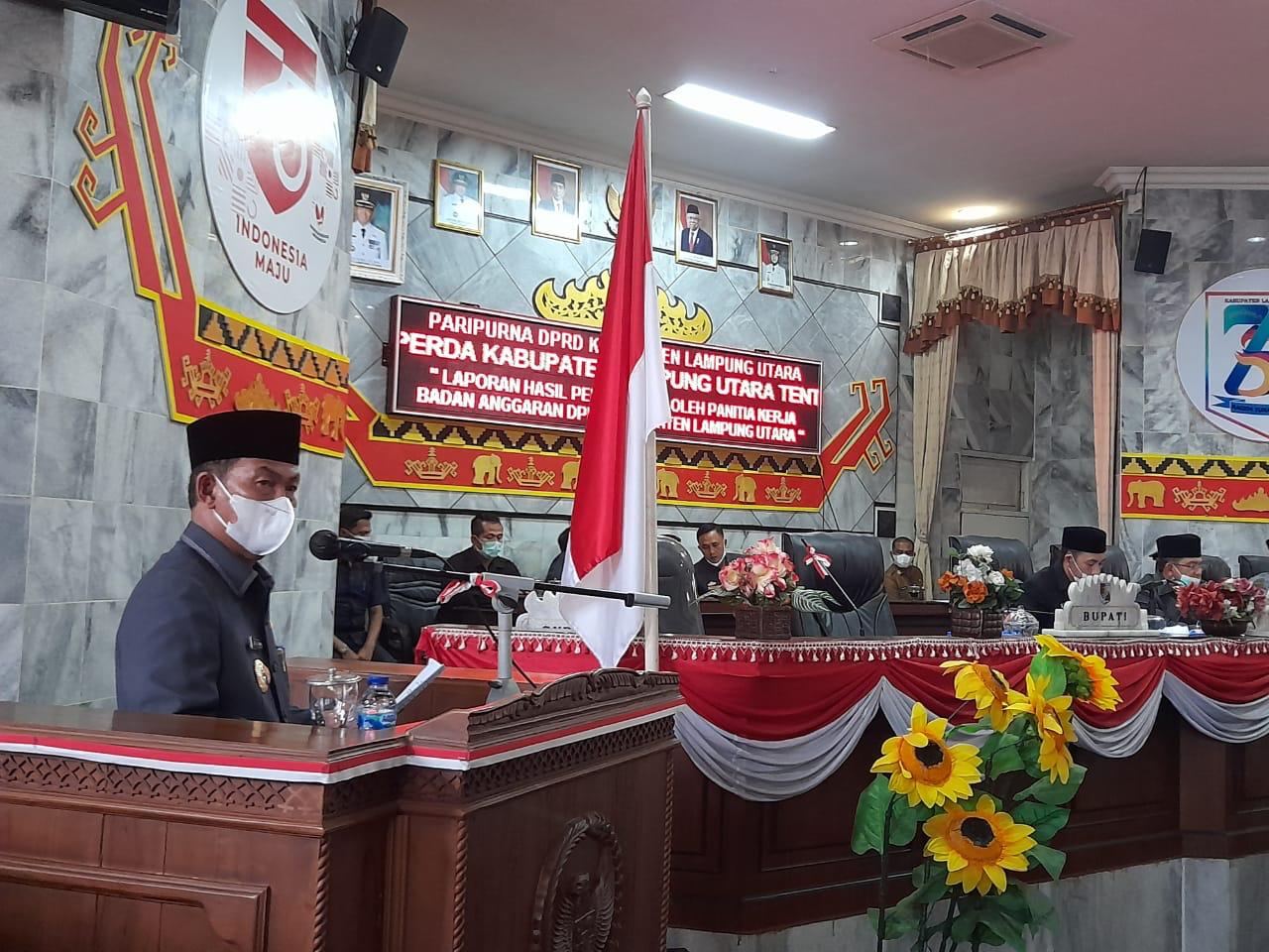 Pemkab Lampura menggelar Paripurna pertanggungjawaban pelaksanaan APBD tahun 2020 Pemkab Lampura menggelar Paripurna pertanggungjawaban pelaksanaan APBD tahun 2020