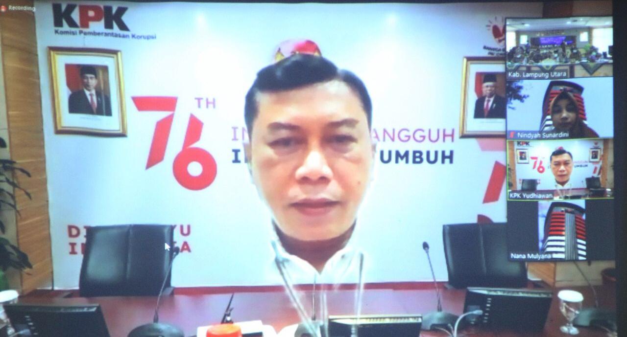 KPK apresiasi pencapaian Pemkab Lampura atas upaya Pencegahan Korupsi Terintegrasi