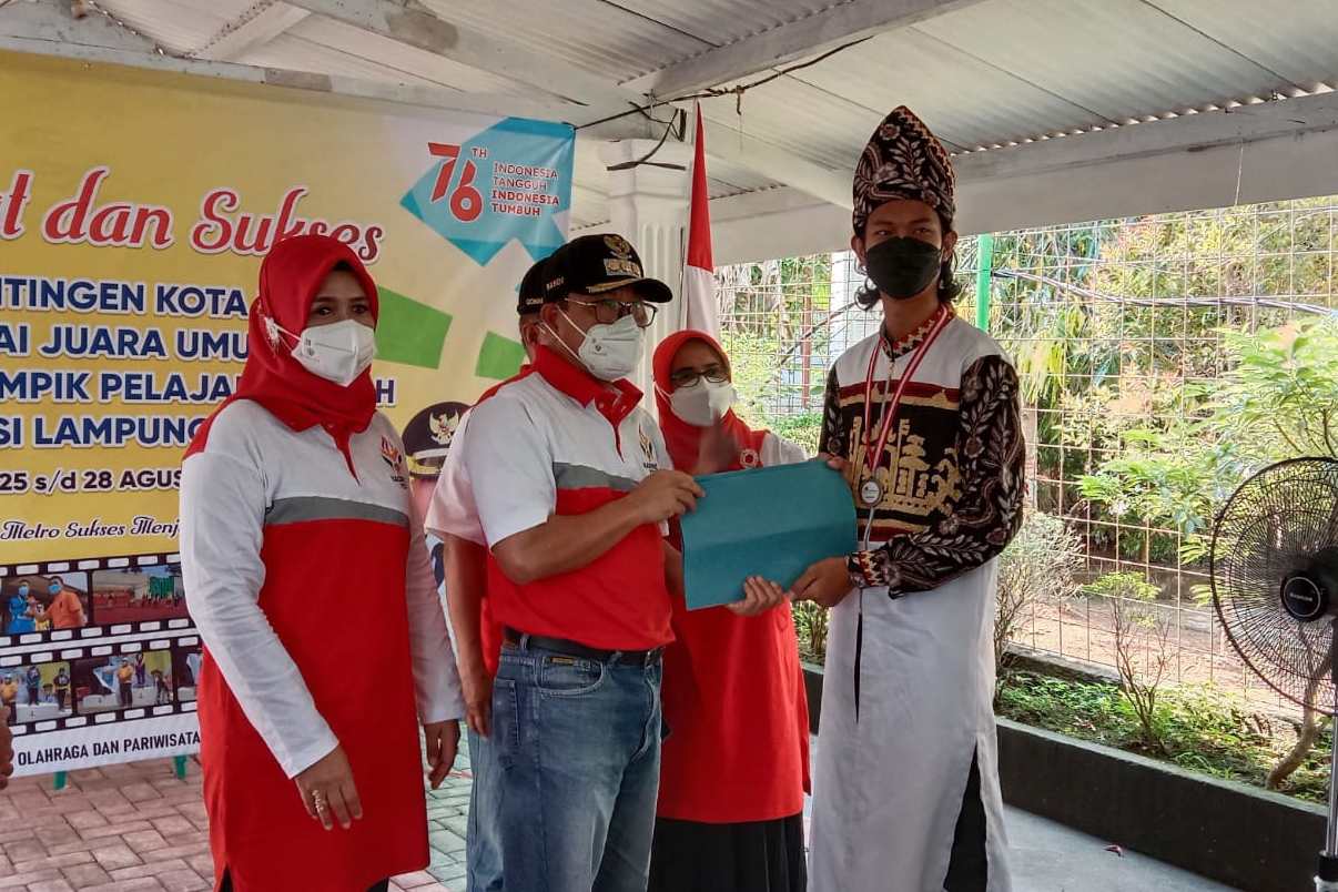 Walikota Metro apresiasi pencapaian prestasi atlet difabel dan Horseback Archery Internasional