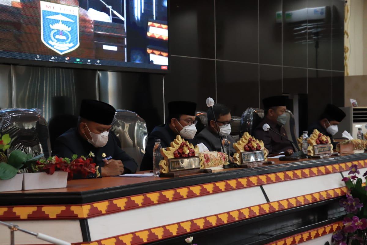 Pemkot Metro gelar Paripurna putusan Raperda Perubahan APBD 2021