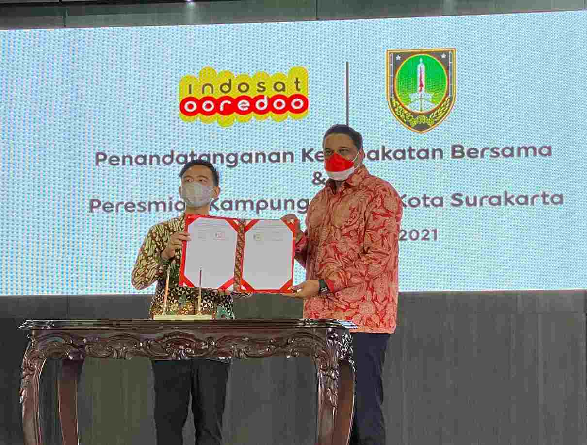 Dukung pemulihan ekonomi, Indosat Ooredoo hadirkan kampung digital di Kota Surakarta