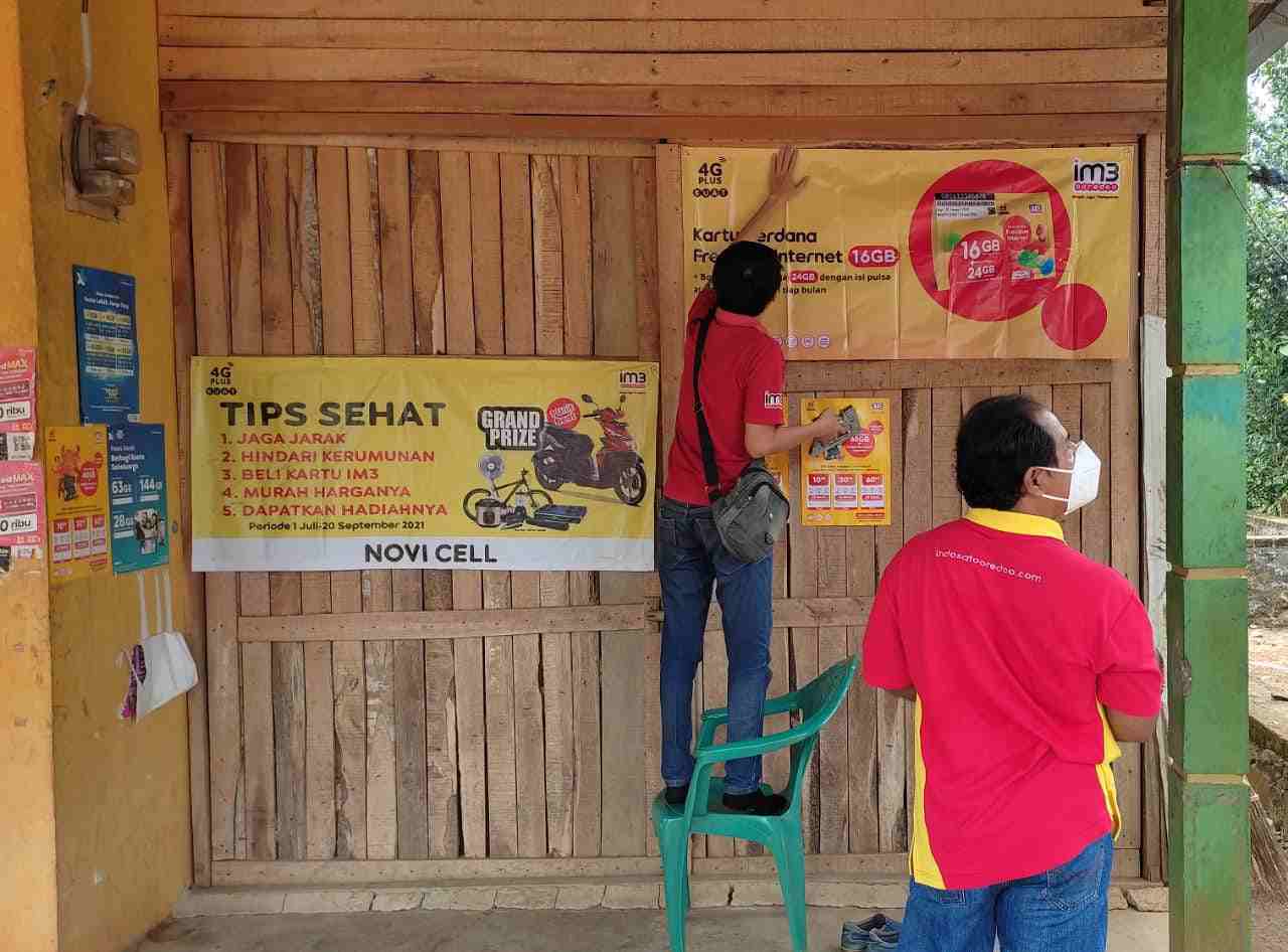 Banyak diskon dari IM3, pendapatan mitra outlet di Gunung Besar meningkat