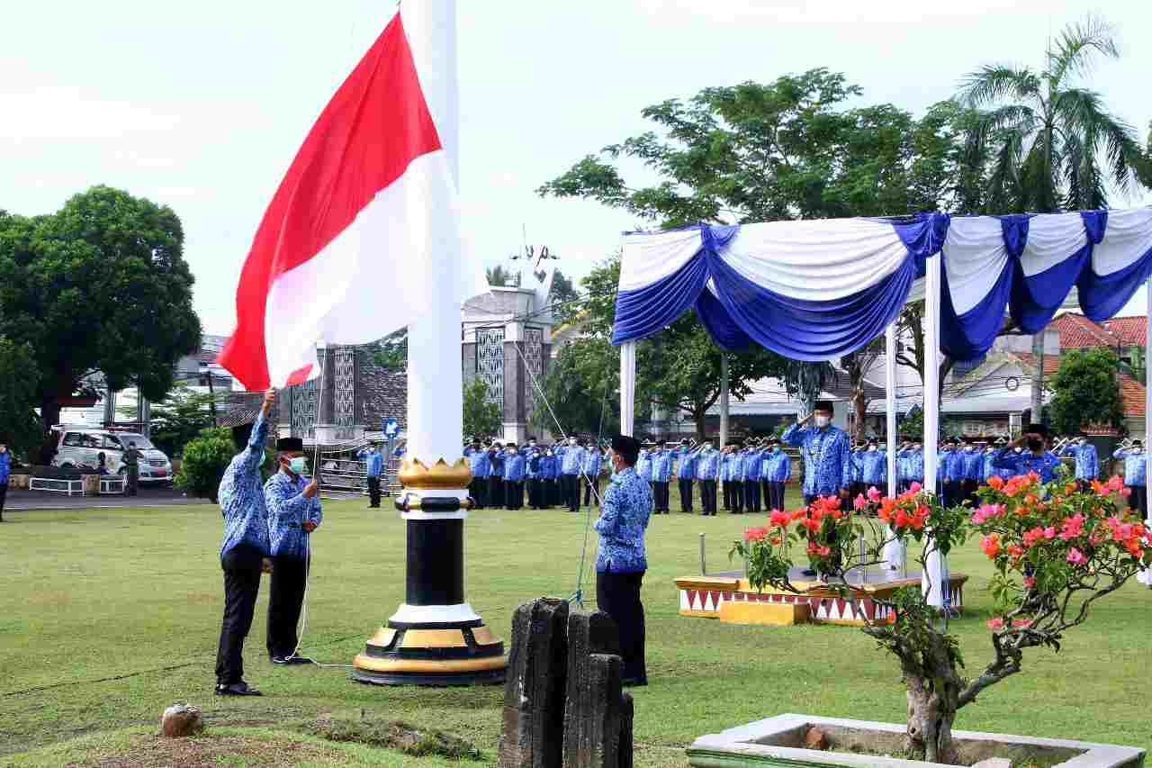 Pemkab Lampura gelar upacara peringati HUT ke-50 Korpri