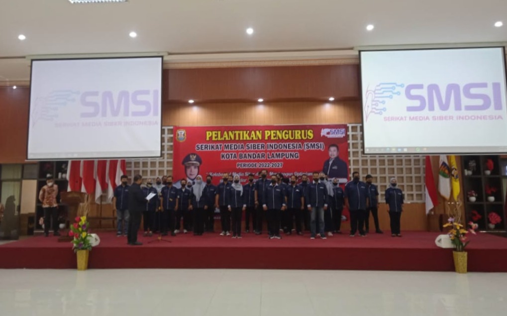 Donny Irawan lantik pengurus SMSI Bandar Lampung Donny Irawan lantik pengurus SMSI Bandar Lampung