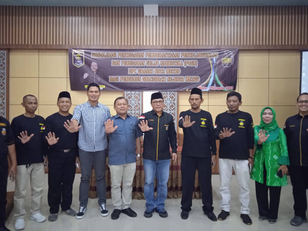 DPC Granat Metro sosialisasi bahaya narkotika DPC Granat Metro sosialisasi bahaya narkotika
