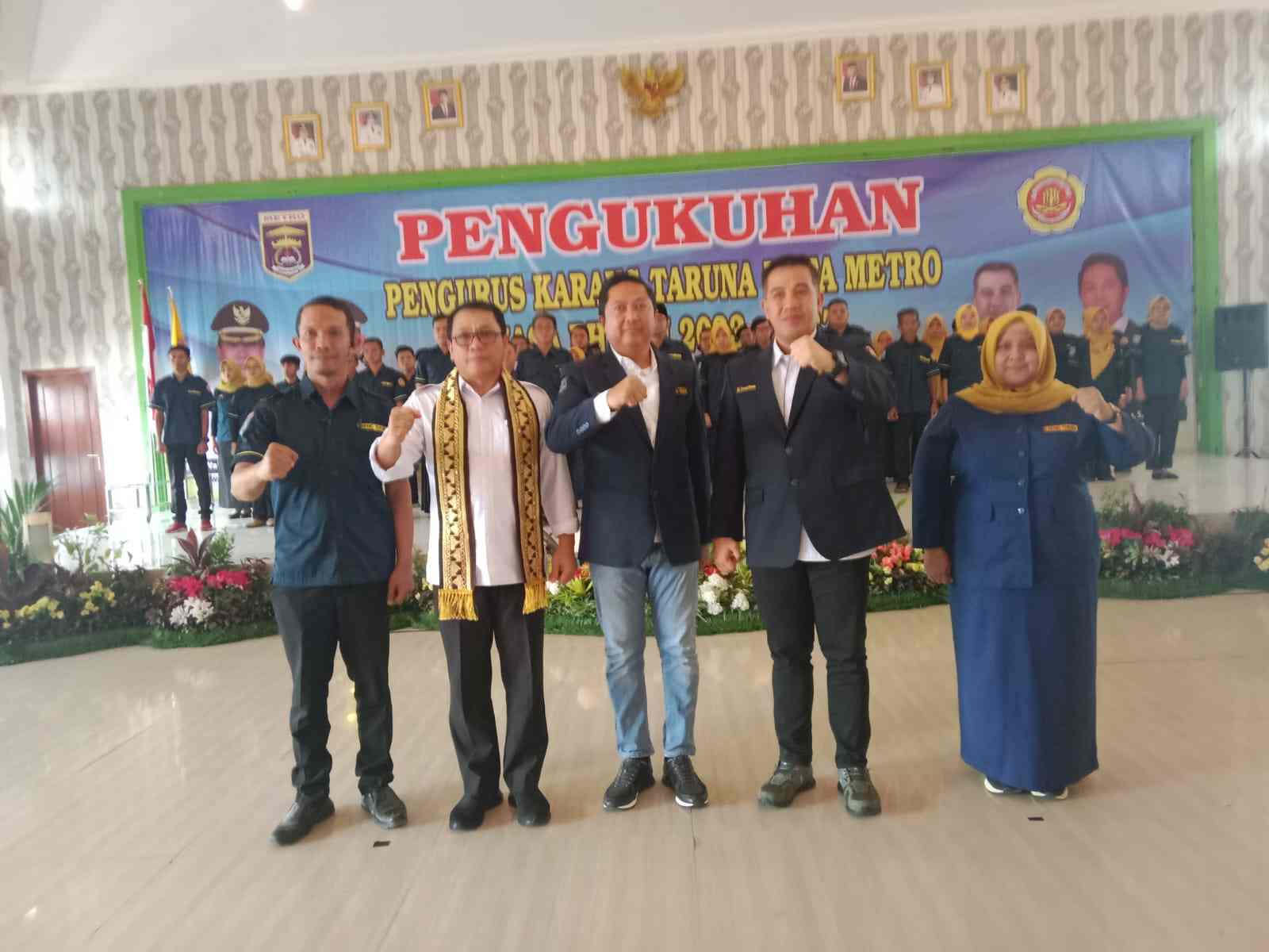 Walikota Metro kukuhkan pengurus Karang Taruna 2023-2027 Walikota Metro kukuhkan pengurus Karang Taruna 2023-2027