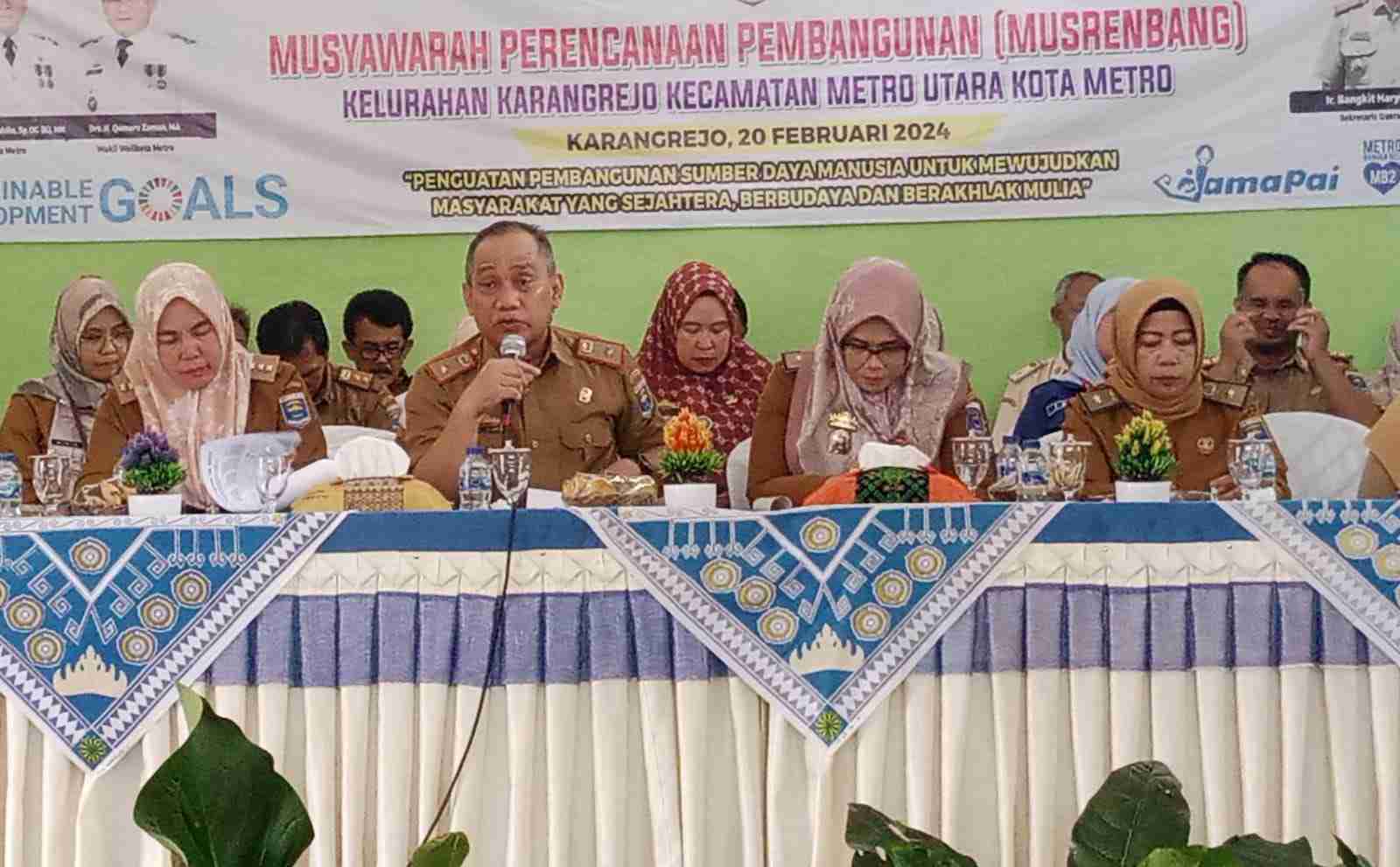 Warga Karangrejo Metro antusias ikuti Musrenbang