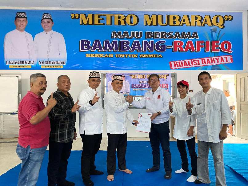 Serahkan surat dukungan, Projo siap menangkan Mubaraq di Pilwakot Metro Serahkan surat dukungan, Projo siap menangkan Mubaraq di Pilwakot Metro