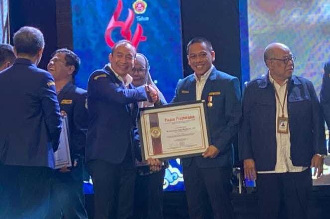 Pjs Wali Kota Metro terima penghargaan Satyalencana Aditya Karya Mahatya Yodha