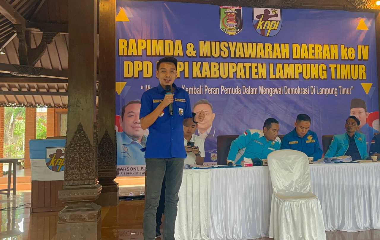 Arman Fellany Lamnunyai resmi nahkodai KNPI Lampung Timur