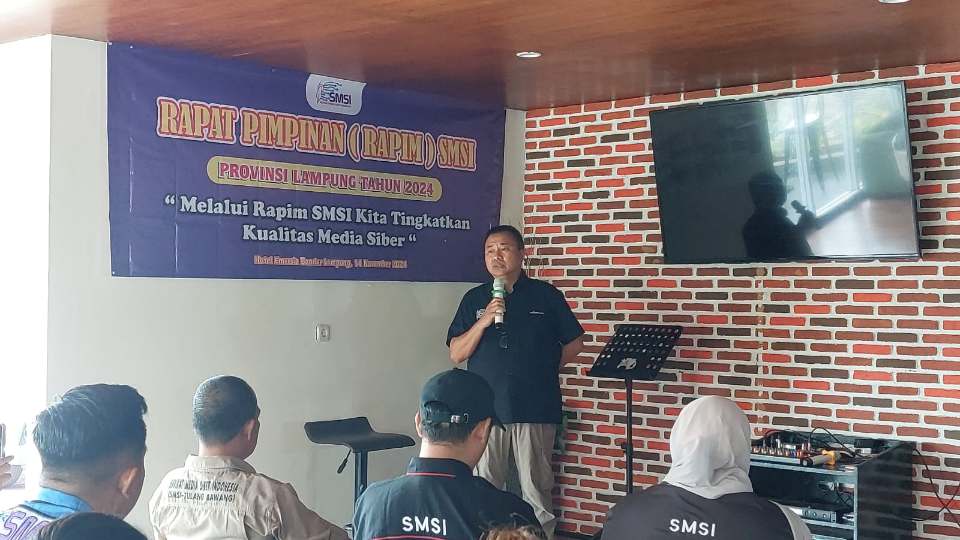 SMSI Lampung adakan Rapim untuk optimalisasi kualitas media siber
