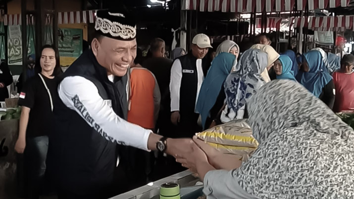 Pagi Mubaraq di pasar Margorejo