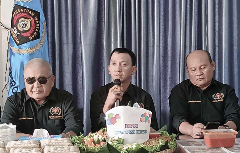 PWI Kota Metro Rayakan Hari Jadi ke-79, teguhkan komitmen jurnalisme berkualitas