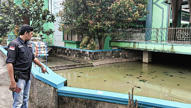 Proyek rehabilitasi kolam ikan SMPN 1 Metro, kejelasan anggaran terganjal pejabat yang menghilang