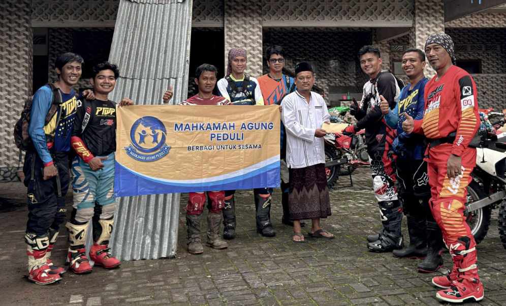 Aksi sosial MA peduli: dari hobi trail hingga bangun kepedulian