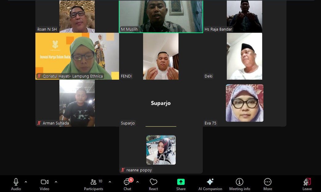 DPC GRANAT Lampung Timur peringati nuzulul Quran daring DPC GRANAT Lampung Timur peringati nuzulul Quran daring