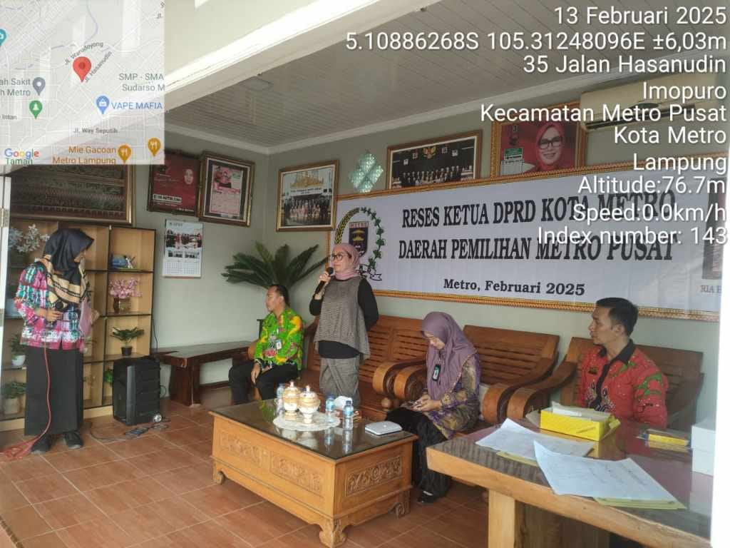 Serap aspirasi warga, Ketua DPRD Metro prioritaskan infrastruktur dan pemberdayaan masyarakat Serap aspirasi warga, Ketua DPRD Metro prioritaskan infrastruktur dan pemberdayaan masyarakat