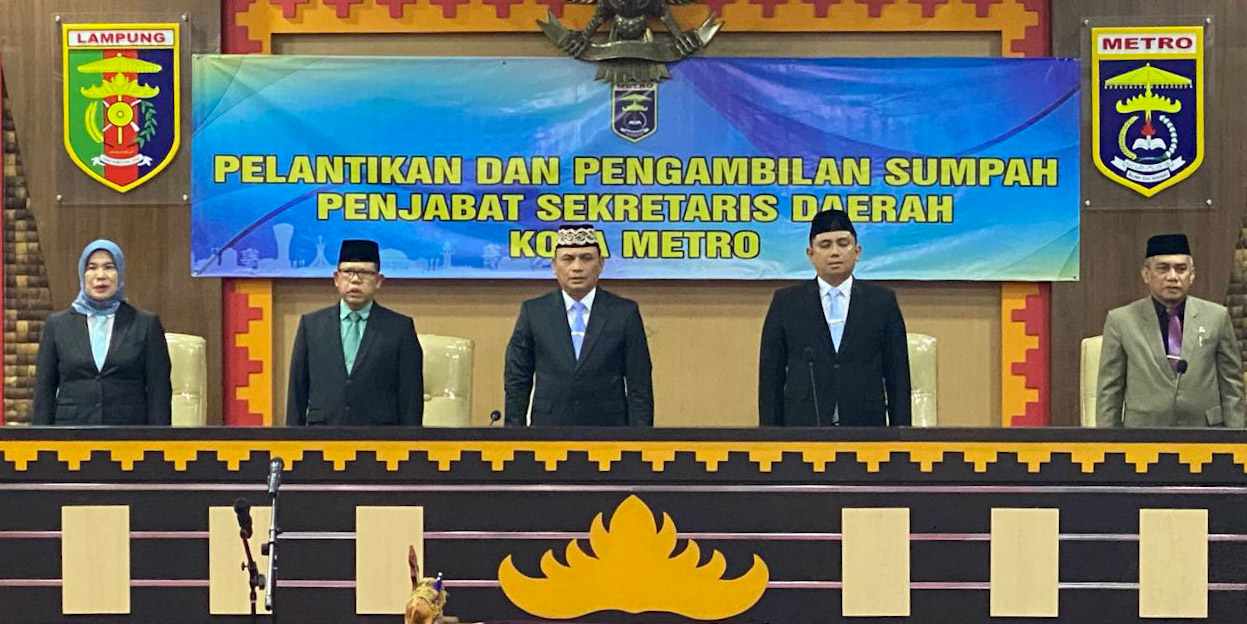 Dra. Bayana dilantik jadi Pj. Sekda Metro, Wali Kota: birokrasi barus fokus pada pelayanan, bukan politik