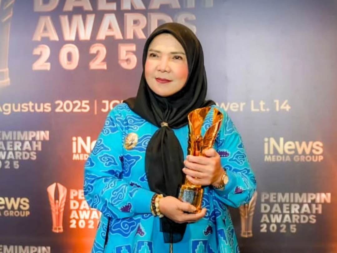 Dua tahun berturut-turut, Eva Dwiana boyong penghargaan pemimpin daerah