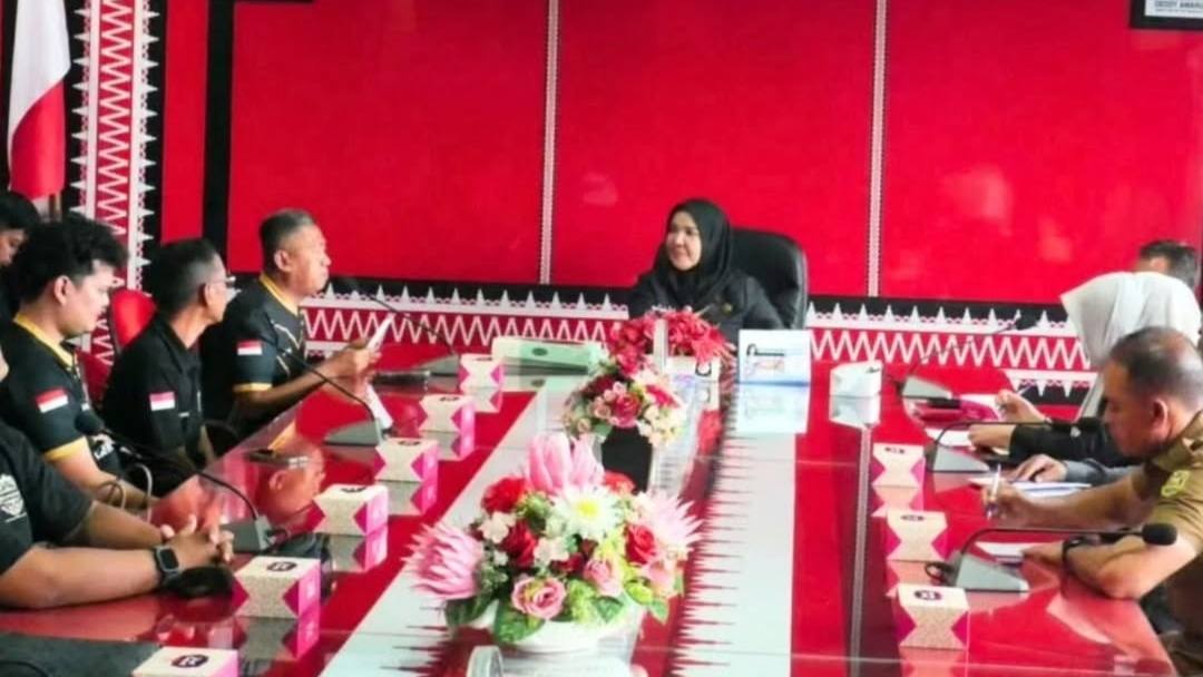 Sikambhara audiensi dengan Pemkot Bandar Lampung, Eva Dwiana tekankan atmosfer sepak bola damai