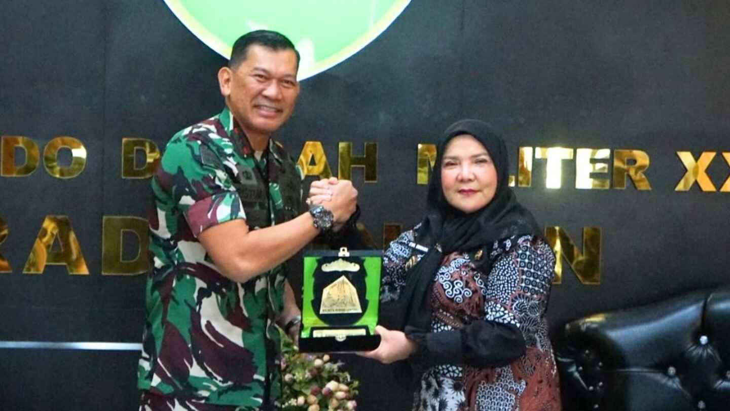 Eva Dwiana sambangi Kodam XXI Raden Inten, tekankan kolaborasi untuk stabilitas dan ketahanan daerah