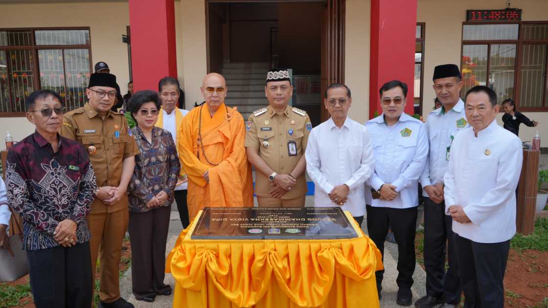 Resmikan gedung Dhammasekha Vidya Dipa, Wali Kota Metro tekankan pendidikan karakter
